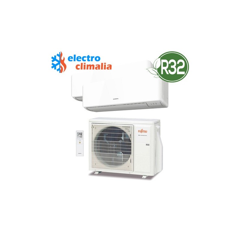 Aire acondicionado FUJITSU 2X1 ASY35U2MI-KM 
